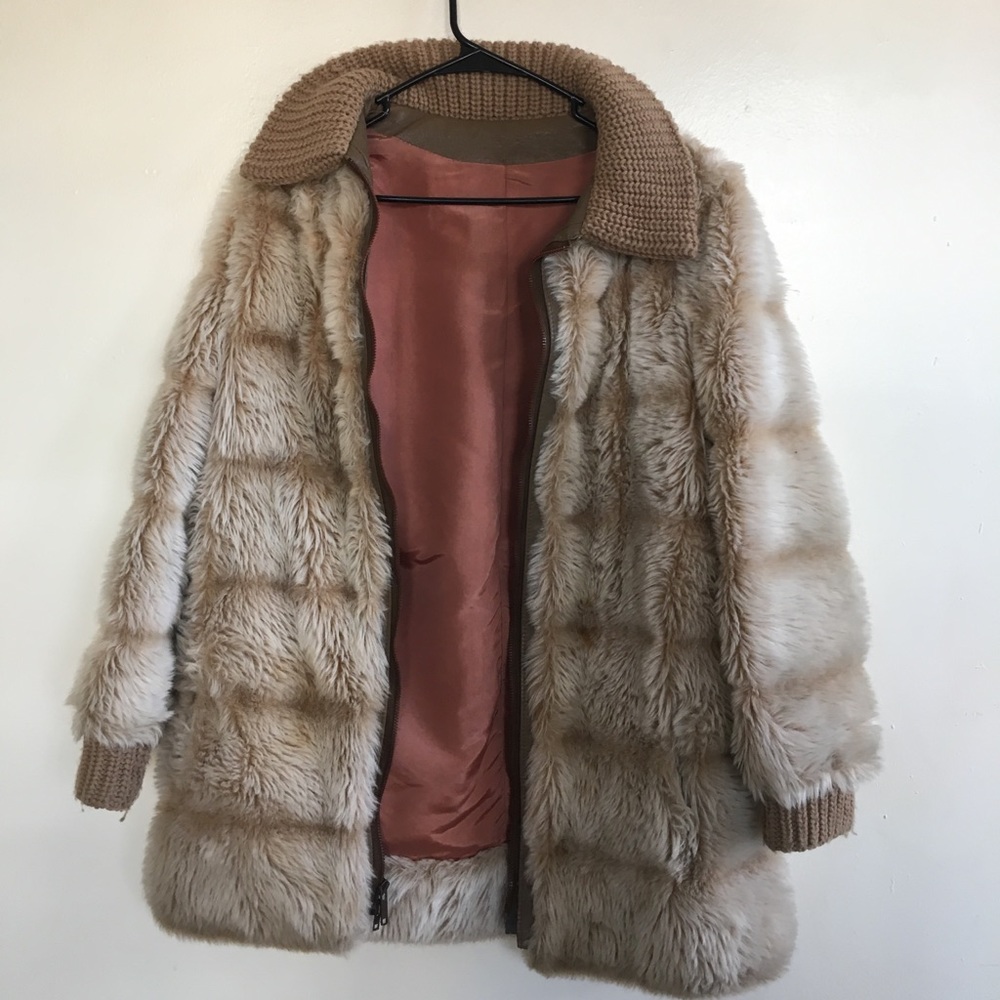 Vintage Sears Fashions Faux Fur coat